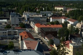 Миккели с высоты