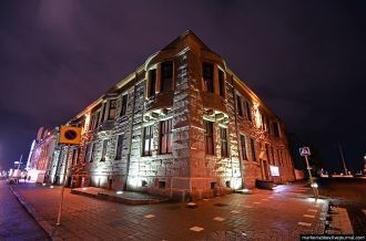 Миккели ночью