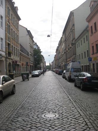 Уютные улочки Дрездена.