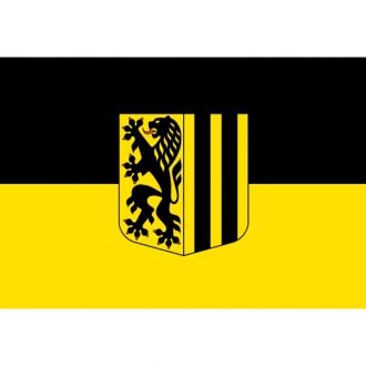Флаг города Дрезден.