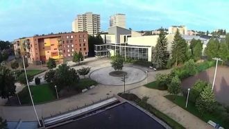 Вид на Кераву с высоты.