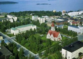 Кеми с высоты птичьего полета.