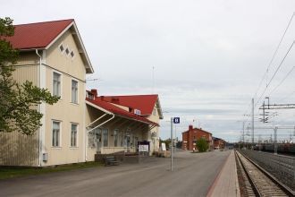 Железнодорожная станция Кеми.