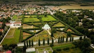 Вид на Кромержиж с высоты.