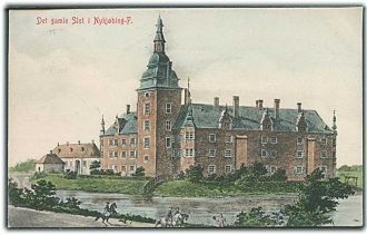 Город Нюкебинг в прошлые времена.