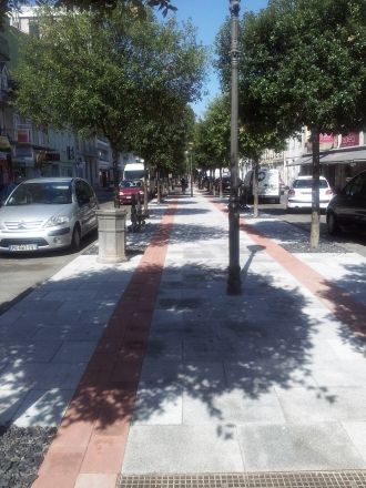 На улицах французского города Тарб.