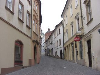 Улицы старого города Оломоуц.