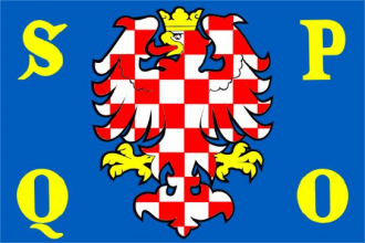 Флаг города Оломоуц.