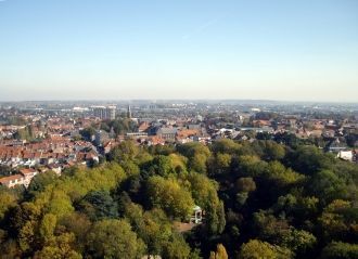 Панорама города Мускрон.