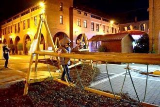 Вечерние прогулки по городу Мускрон.