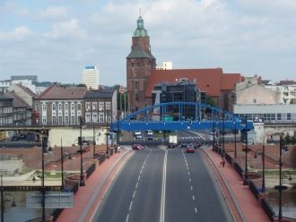 Гожув-Велькопольский - вид с высоты.