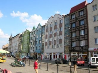 Улица в городе Гожув-Велькопольский.