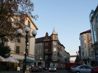 Одна из улица в Гожува-Велькопольского.