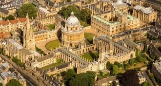 Оксфорд вид с высоты.