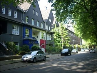 Сказочно красивая улица Гельзенкирхена.