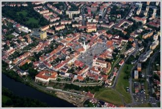 Город Кадань с высоты.