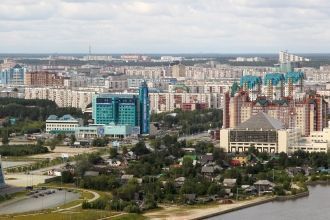 Панорама города Сургут.