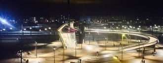 Оденсе - вид с высоты.