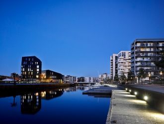 Ночной Оденсе.