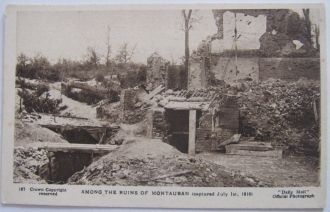 Руины Монтобана, 1 июля 1916 год. 
