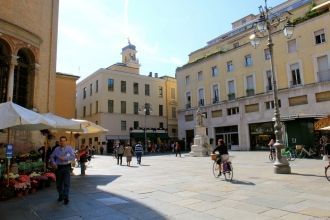 На улицах Пармы.