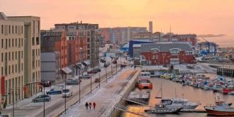 Улицы города Будё.