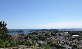 Гримстад с высоты птичьего полета.