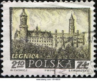 Город Легница в прошлом.