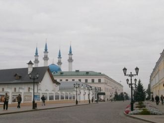 Казанский Кремль расположен в самом цент