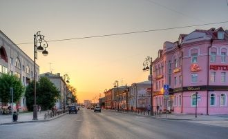 Улица Тюмени.