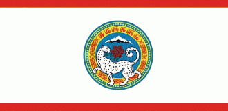 Флаг города Алматы.
