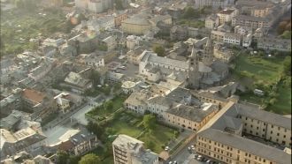 Аоста с высоты.