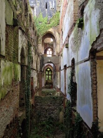 Разрушенный замок Дромор в графстве Лиме