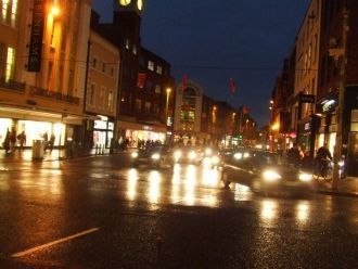 Лимерик ночью.