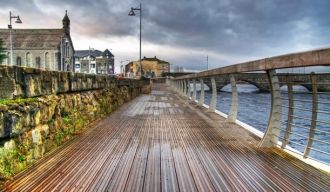 Река Шеннон,&nbsp;Лимерик, Ирландия.