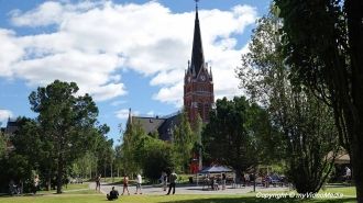 Лулео в летних красках.