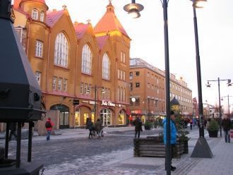 Улицы города Лулео.