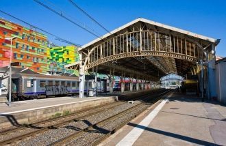 Железнодорожный вокзал.