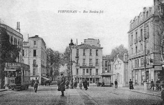 Историческое изображение Перпиньяна.