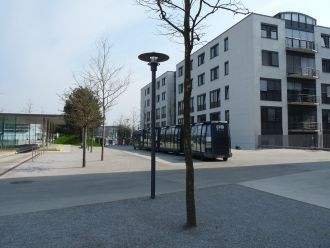 На улицах города Вольфсбург, Германия.