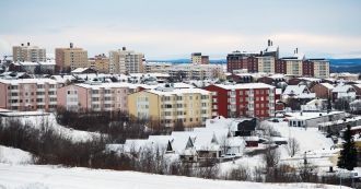 Щвеция. Кируна. Фото города.