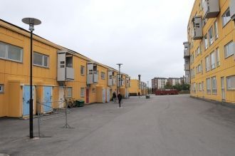 На улицах шведского города Кируна.