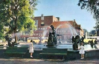 Город Хальмстад, 1960-ые.
