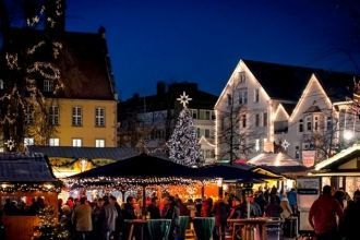 Гютерсло ночью.