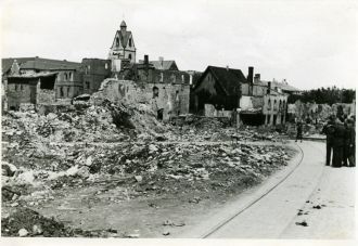 Вид Падерборна после Второй Мировой войн