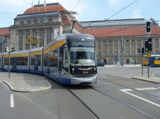 Городской транспорт Лейпцига.