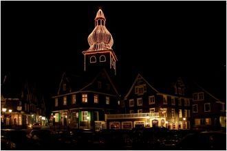 Ночной город Ремшайд.