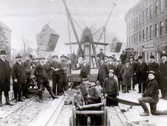 Рабочие города Нойс, 1920 год.