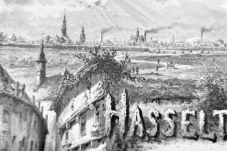 Город Хасселт в прошлом.