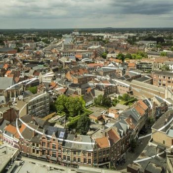 Хасселт с высоты.